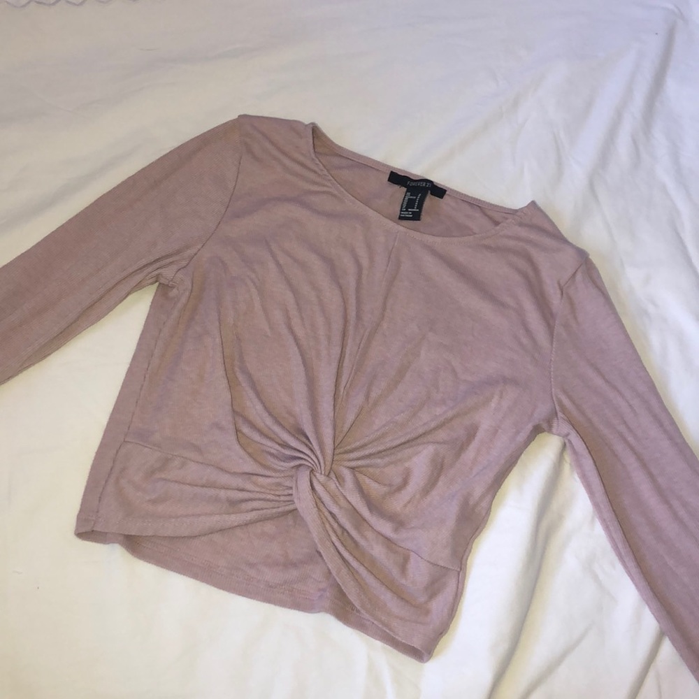 LONG SLEEVE CROP TOP